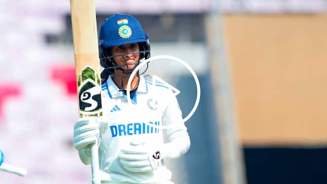 [Watch] Jemimah Rodrigues Scores Commanding 50 On Test Debut For India